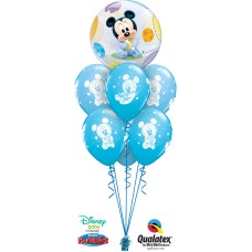 Bouquet 374 Baby Mickey Mouse Bubble Qualatex #16432 42839-6